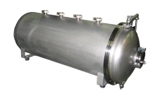 Horisontell cylindrisk vakuumkammare. Klicka för större bild i separat fönster. Horisontell cylindrisk vakuumkammare. Klicka för större bild i separat fönster.